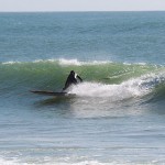 Paddle dans les vagues à Oum labouir Dakhla